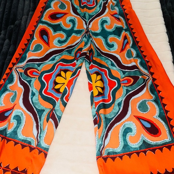 ZARA FLOWY PRINTED PANTS - Picture 3 of 4